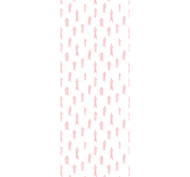 Children room roller blind with pink arrows on white - TenStickers