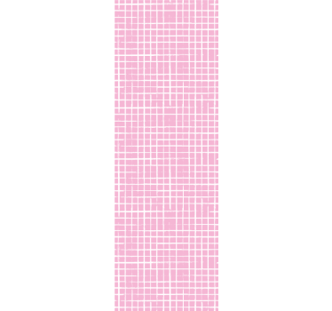 Children room roller blind in pink and white stripes - TenStickers
