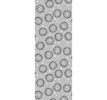 Children room roller blind nordic style alpine design - TenStickers