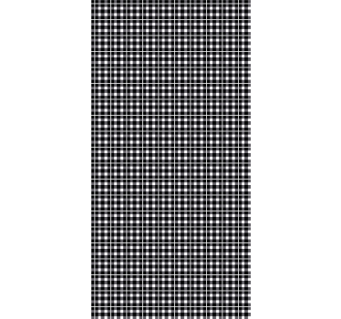 Office roller blind in black and white gingham - TenStickers