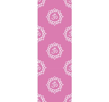 Office roller blind with beautiful crown chakra symbol - TenStickers