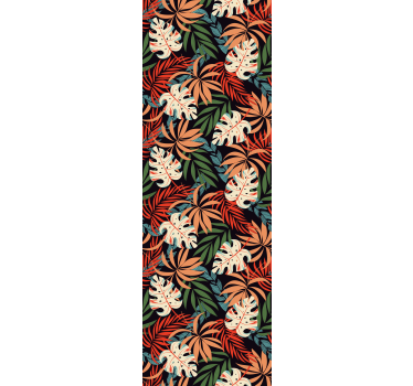 Office roller blind tropical plants jungle vibe - TenStickers