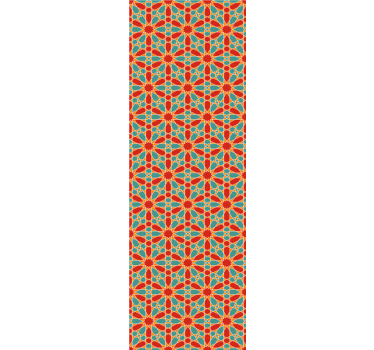 Teenage bedroom roller blind seamless arabic design - TenStickers
