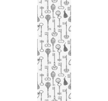Different keys teenage bedroom roller blind - TenStickers