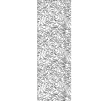 Modern roller blind with wind-inspired designs - TenStickers