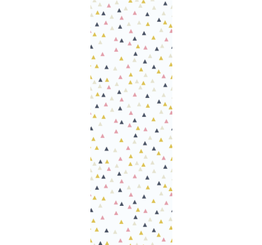 Modern roller blind with minimal triangle pattern - TenStickers