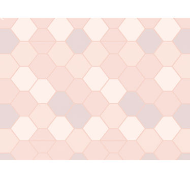 Pink roller blind modern abstract pink shapes - TenStickers
