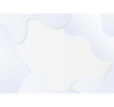 White roller blind with white abstract design - TenStickers