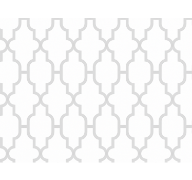 Modern roller blind in grey geometric design - TenStickers