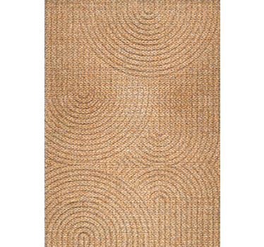Beige roller blind with arch fabric effect - TenStickers