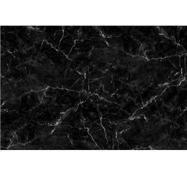 Bedroom roller blind in kitchen black marble - TenStickers