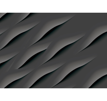 Gray roller blind abstract gray wave patterns - TenStickers