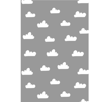Cloudy Skies nursery roller blind - TenStickers