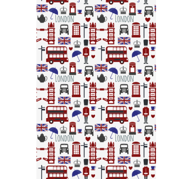 London Classic roller blind - TenStickers