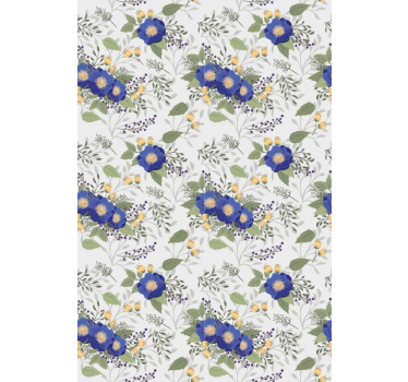 Multiflowers Classic roller blind - TenStickers