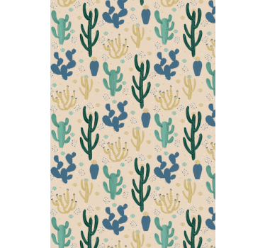 Cactus roller blind cactus pattern joy - TenStickers
