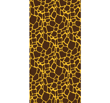 Giraffe Pattern animal roller blind - TenStickers