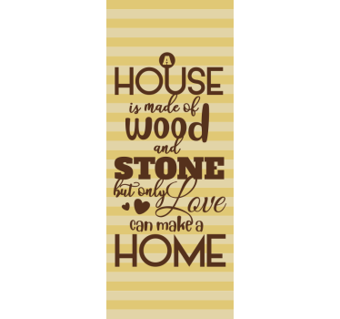 Long deep quote Dining room window blind - TenStickers