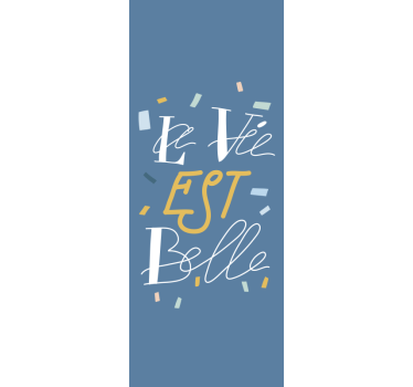 Elegant text Master bedroom window blind - TenStickers