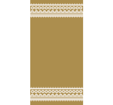Lace Pattern Band elegant roller blind - TenStickers