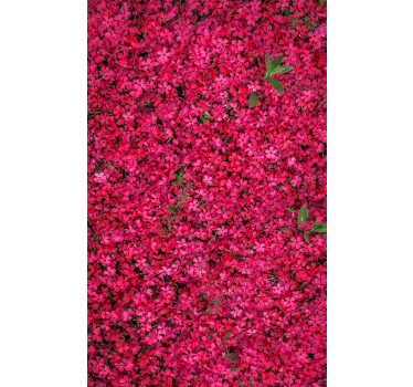 Pink flowers unique pattern Living room roller blind - TenStickers