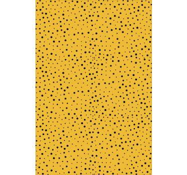 Dotted Yellow Design coloured roller blind - TenStickers