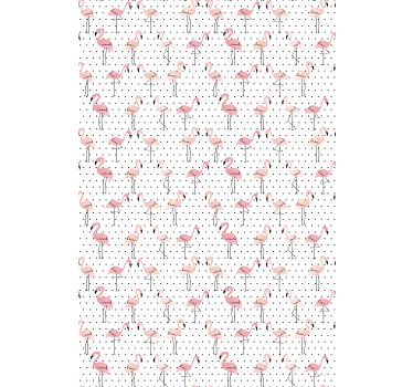 Flamingo Pattern animal roller blind - TenStickers