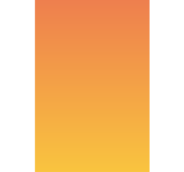Gradient Orange Shades opaque roller blind - TenStickers