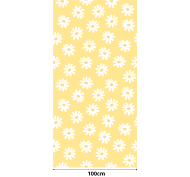 Daisy flowers for babies Modern roller blind - TenStickers