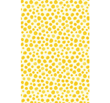 Watercolor yellow dots Original blind - TenStickers