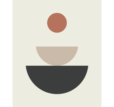 Fountain abstract geometric art Blind art - TenStickers