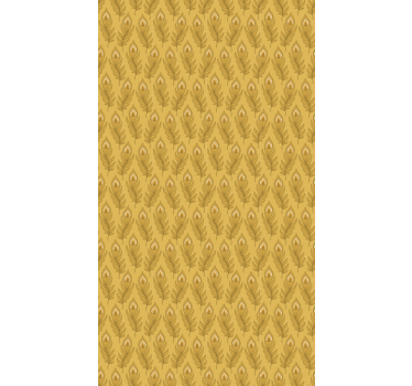 Graceful Foliage Motif flowers and plants roller blind - TenStickers