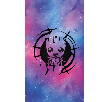 Cartoon Character Design movie roller blind - TenStickers