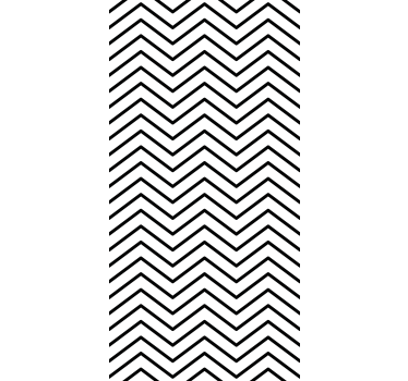 Chevron Patterned Design modern roller blind - TenStickers