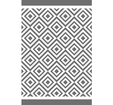 Geometric Diamond Theme modern roller blind - TenStickers