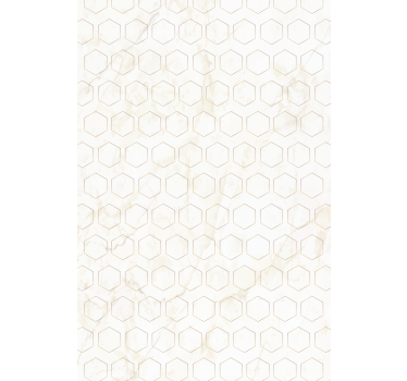 White and beige ornamental flower Bathroom window blind - TenStickers