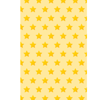 Yellow star pattern original roller blind - TenStickers