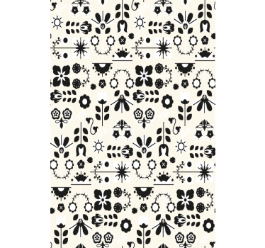 Charming Floral Patterns flower roller blind - TenStickers