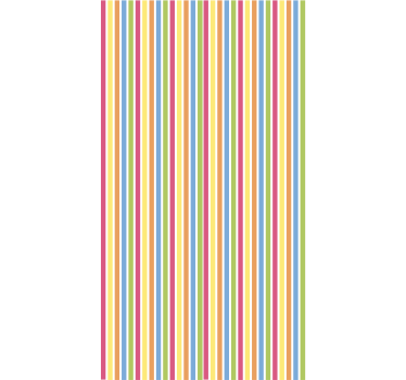 Striped color palette modern roller blind - TenStickers