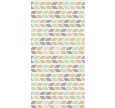 Chevron arrow patterns modern roller blind - TenStickers