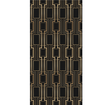 Geometric line motif elegant roller blind - TenStickers