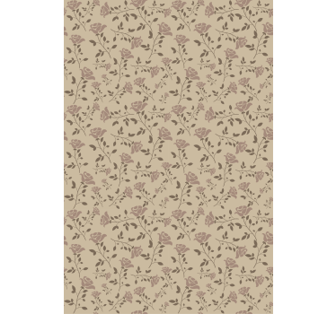 Subtle Botanical Features flower roller blind - TenStickers