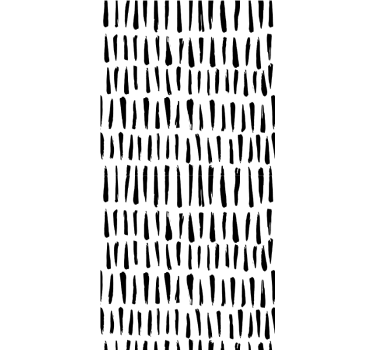 Vertical Black Strokes texture and pattern roller blind - TenStickers