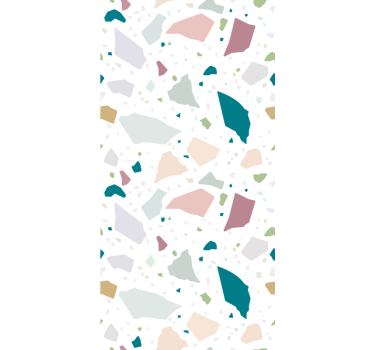 Abstract irregular terrazzo texture and pattern roller blind - TenStickers