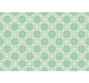 Elaborate botanical motifs flowers and plants roller blind - TenStickers