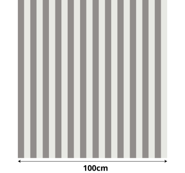 White grey stripes Nordic roller blind - TenStickers