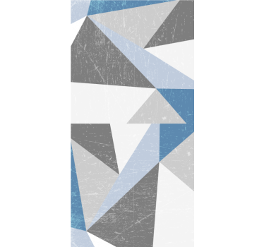 GEOMETRIC SHAPES ART modern roller blind - TenStickers