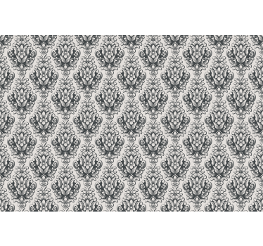 Damask Classic roller blind - TenStickers