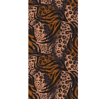 Patterned Jungle Theme animal roller blind - TenStickers