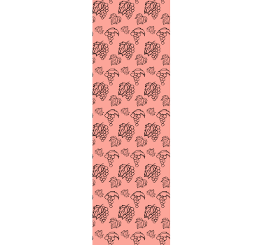 Grapes and Leaves Pattern fruit and vegetable roller blind - TenStickers